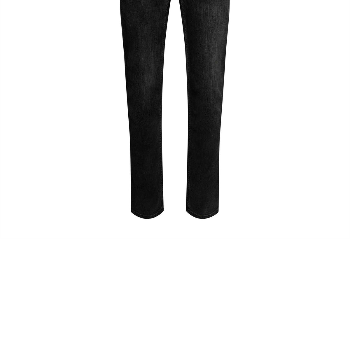Black - Side - Replay Mens Anbass Washed Slim Jeans