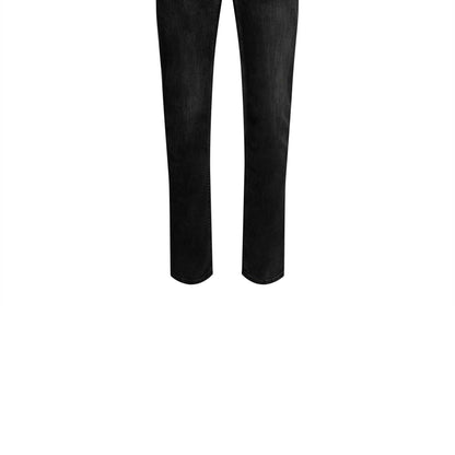 Black - Side - Replay Mens Anbass Washed Slim Jeans