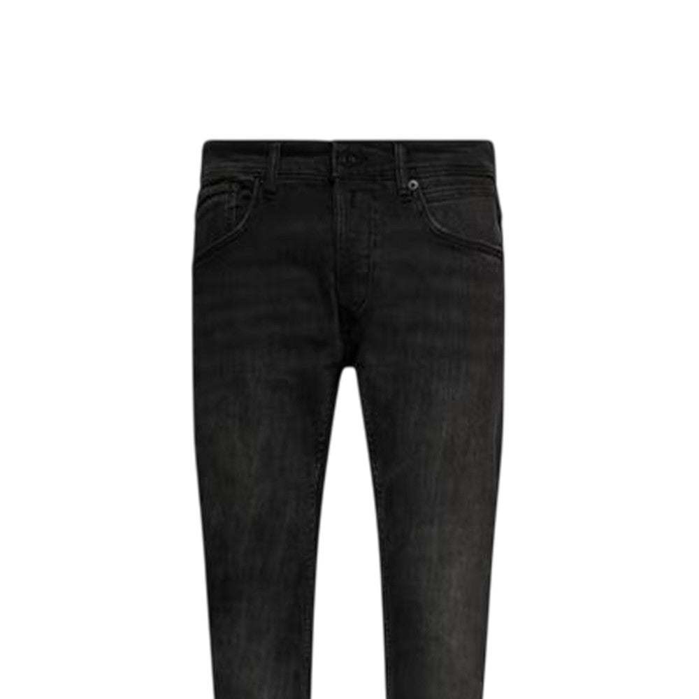 Black - Lifestyle - Replay Mens Grover Faded Straight Jeans