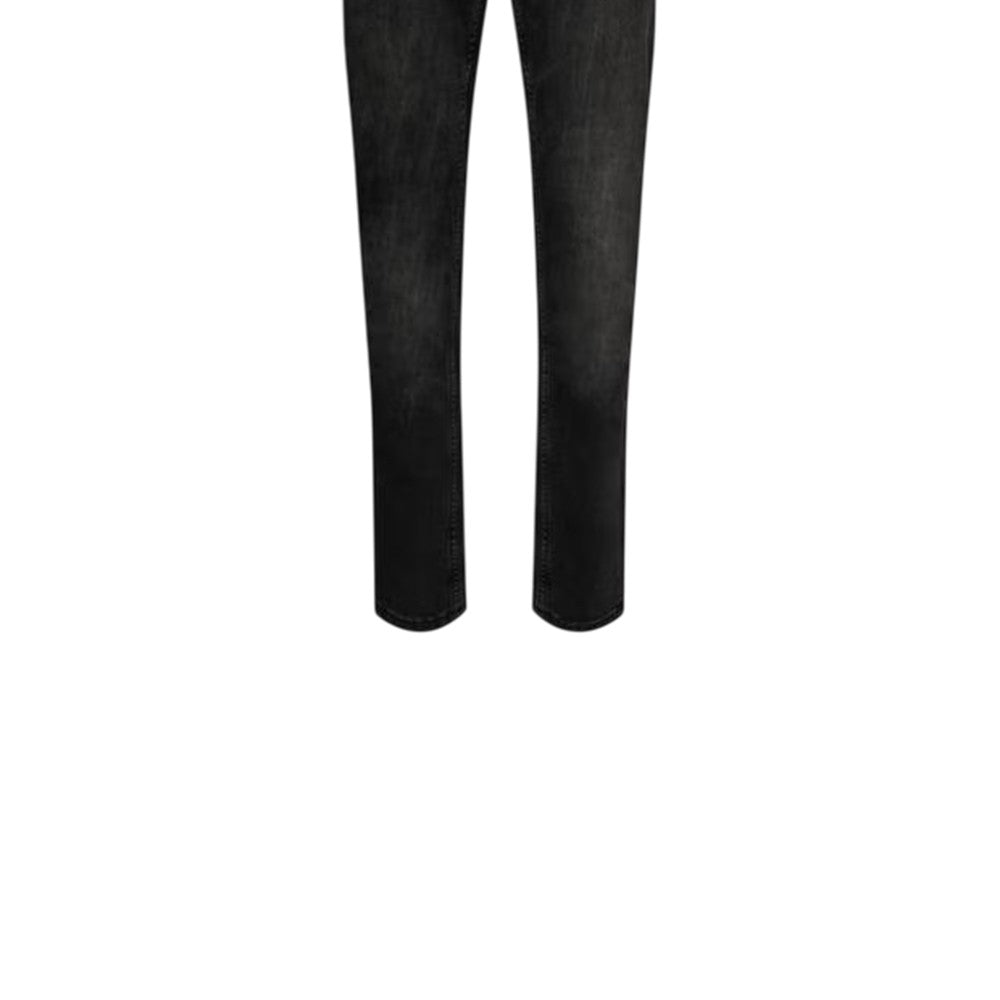 Black - Pack Shot - Replay Mens Grover Faded Straight Jeans
