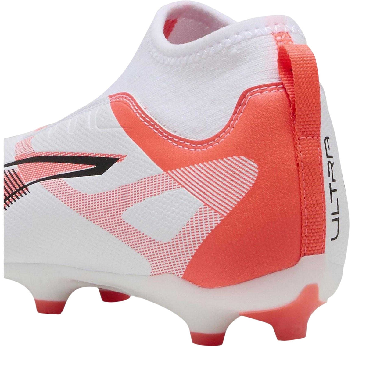 White-Blue - Close up - Puma Childrens-Kids Ultra 5 Match+ Firm Ground Football Boots