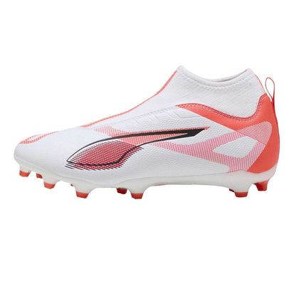 White-Blue - Side - Puma Childrens-Kids Ultra 5 Match+ Firm Ground Football Boots