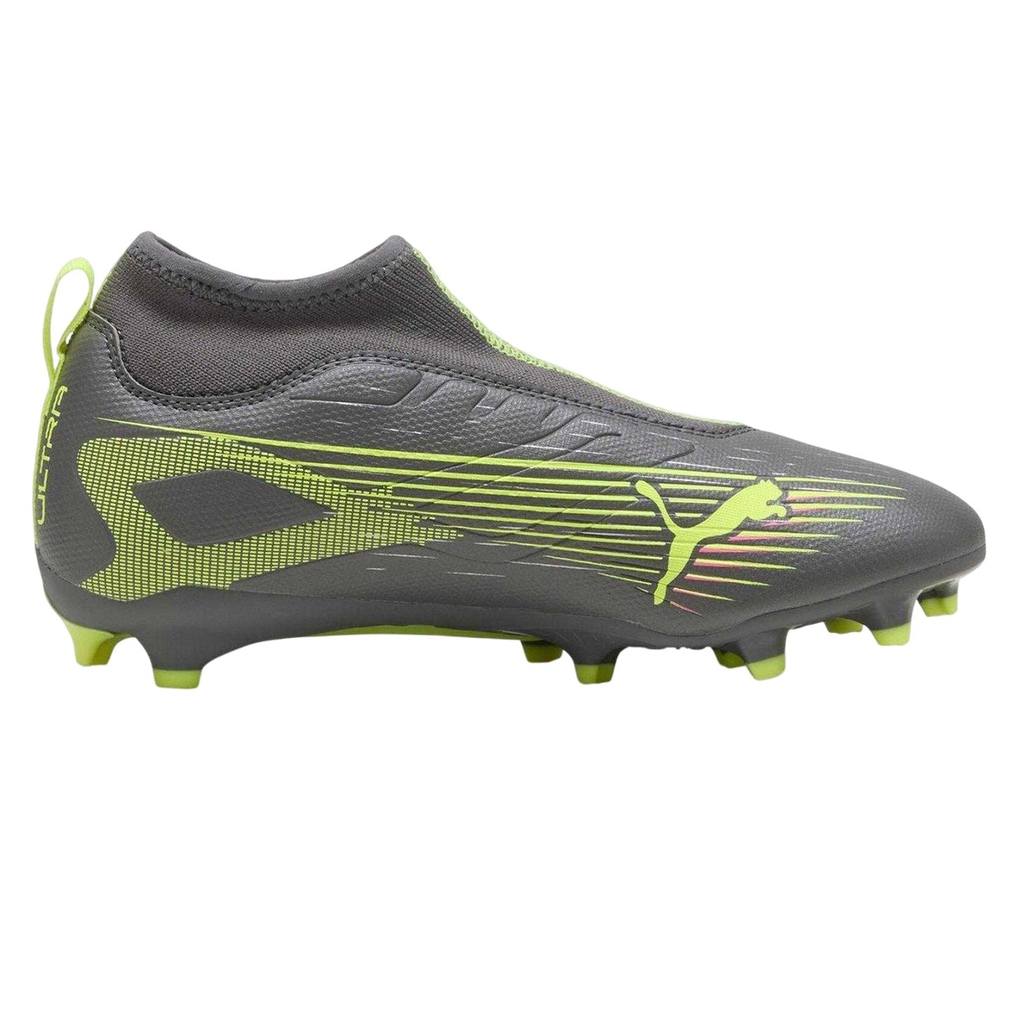 Silver - Front - Puma Childrens-Kids Ultra 5 Match+ Firm Ground Football Boots