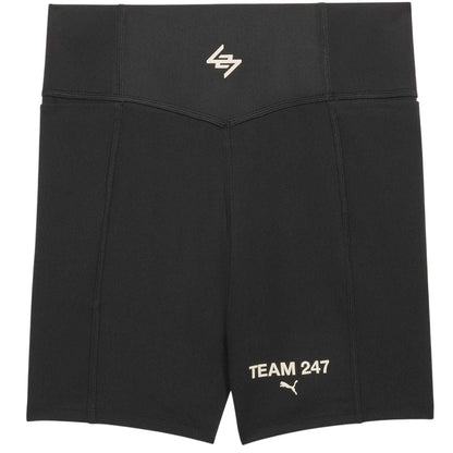 Puma Black - Back - Puma Womens-Ladies X Represent Short Tights
