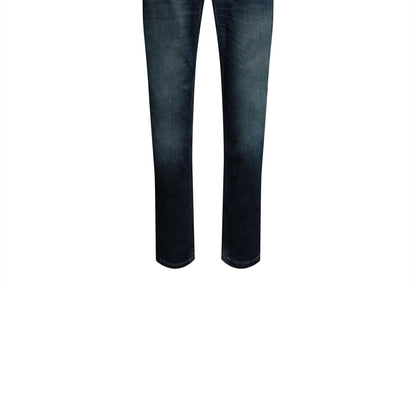Dark Blue - Side - Replay Mens Grover Straight Leg Jeans