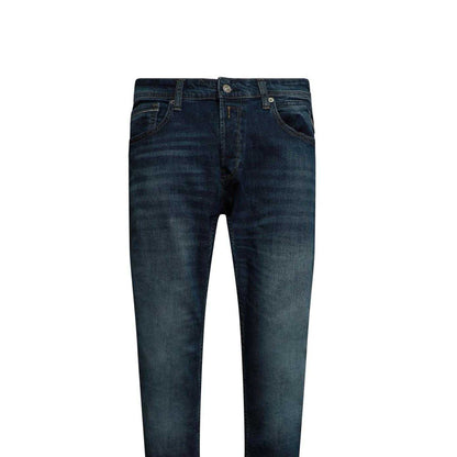 Dark Blue - Lifestyle - Replay Mens Grover Straight Leg Jeans