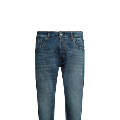 Medium Blue - Lifestyle - Replay Mens Grover Straight Leg Jeans