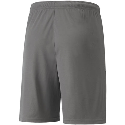 Smoke Blue-White - Back - Puma Mens TeamLIGA Side Stripe Football Shorts