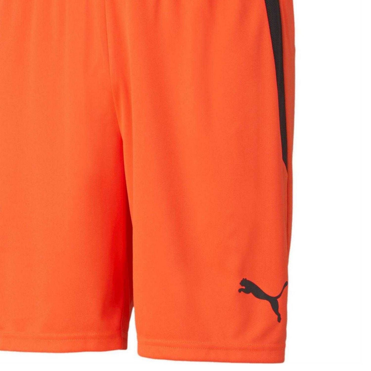 Red-Black - Side - Puma Mens TeamLIGA Side Stripe Football Shorts