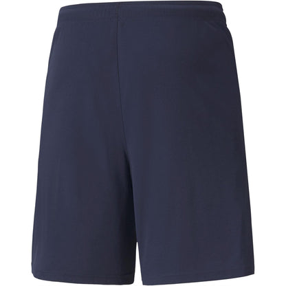 Peacoat Blue-White - Back - Puma Mens TeamLIGA Side Stripe Football Shorts