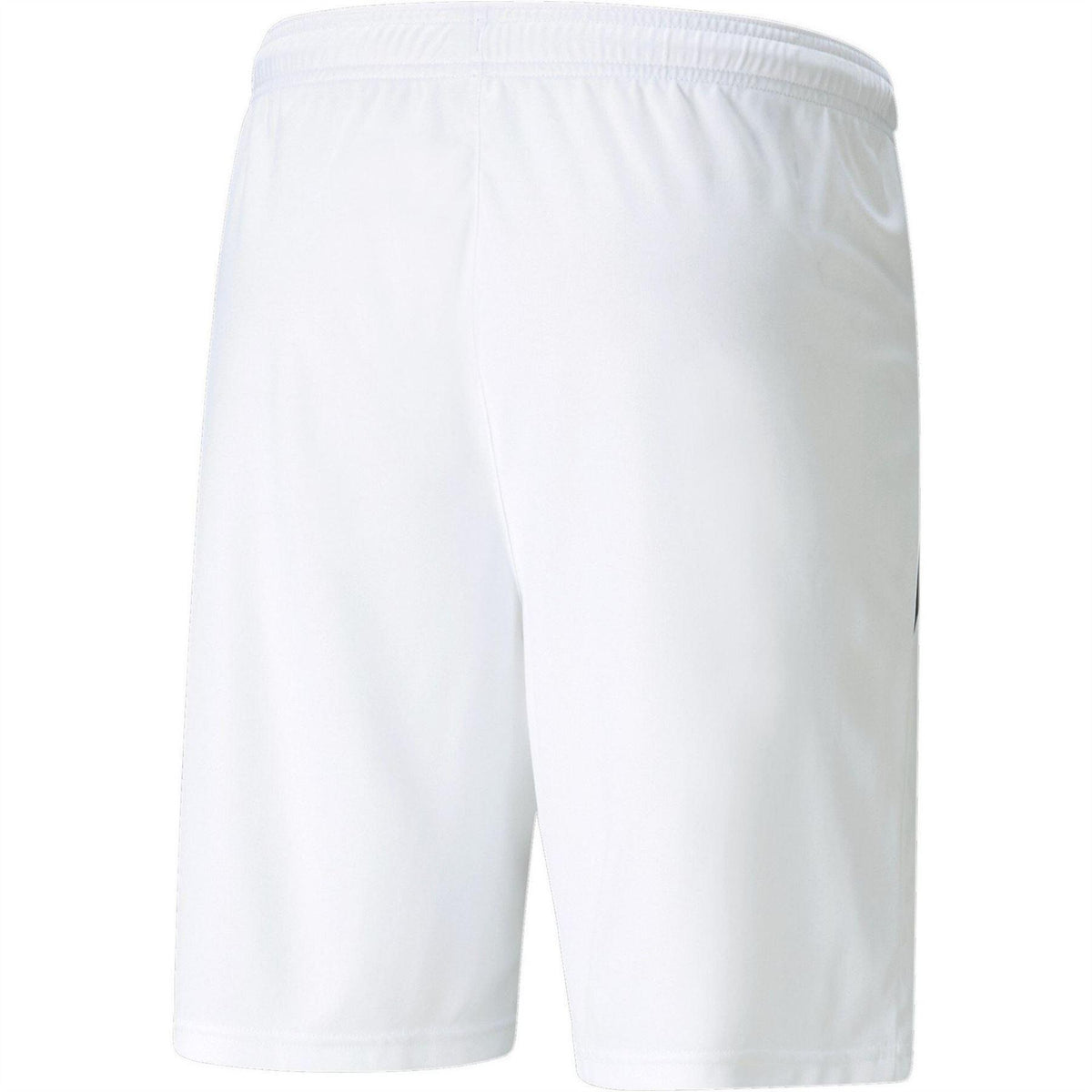 White-Black - Back - Puma Mens TeamLIGA Side Stripe Football Shorts