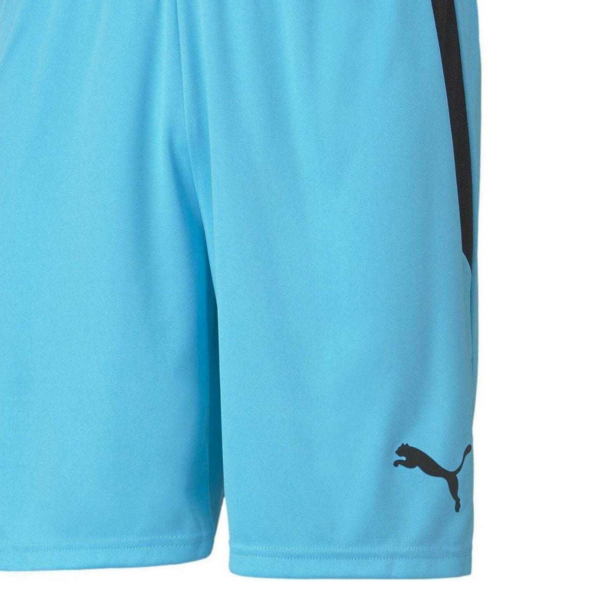 Blue-Black - Side - Puma Mens TeamLIGA Side Stripe Football Shorts