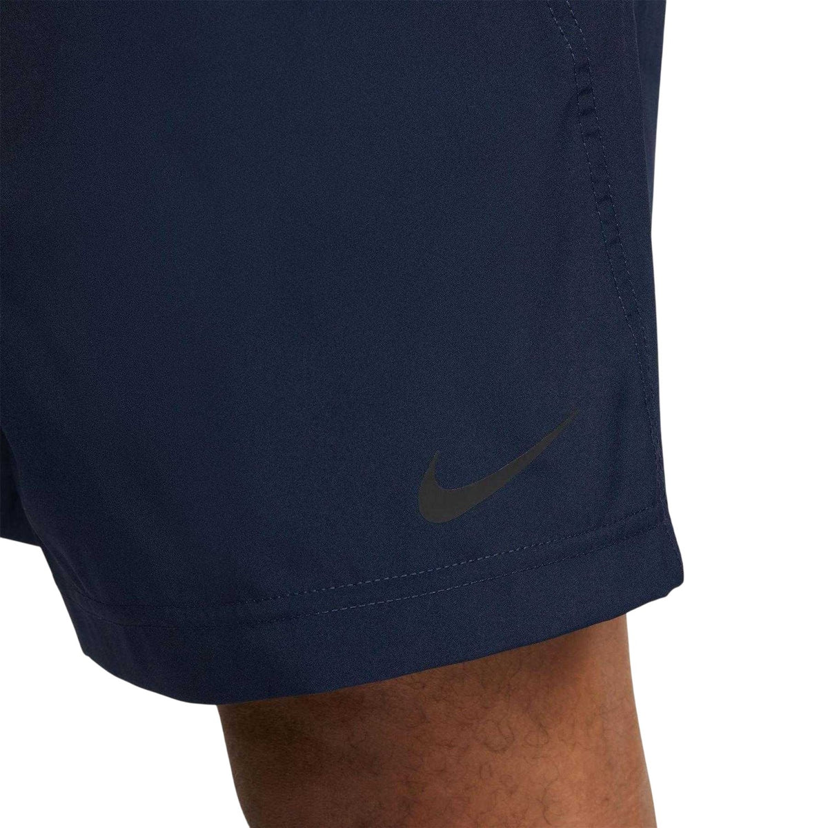 Obsidian Blue-Black - Side - Nike Mens Form Dri-FIT Plain Athletic Shorts