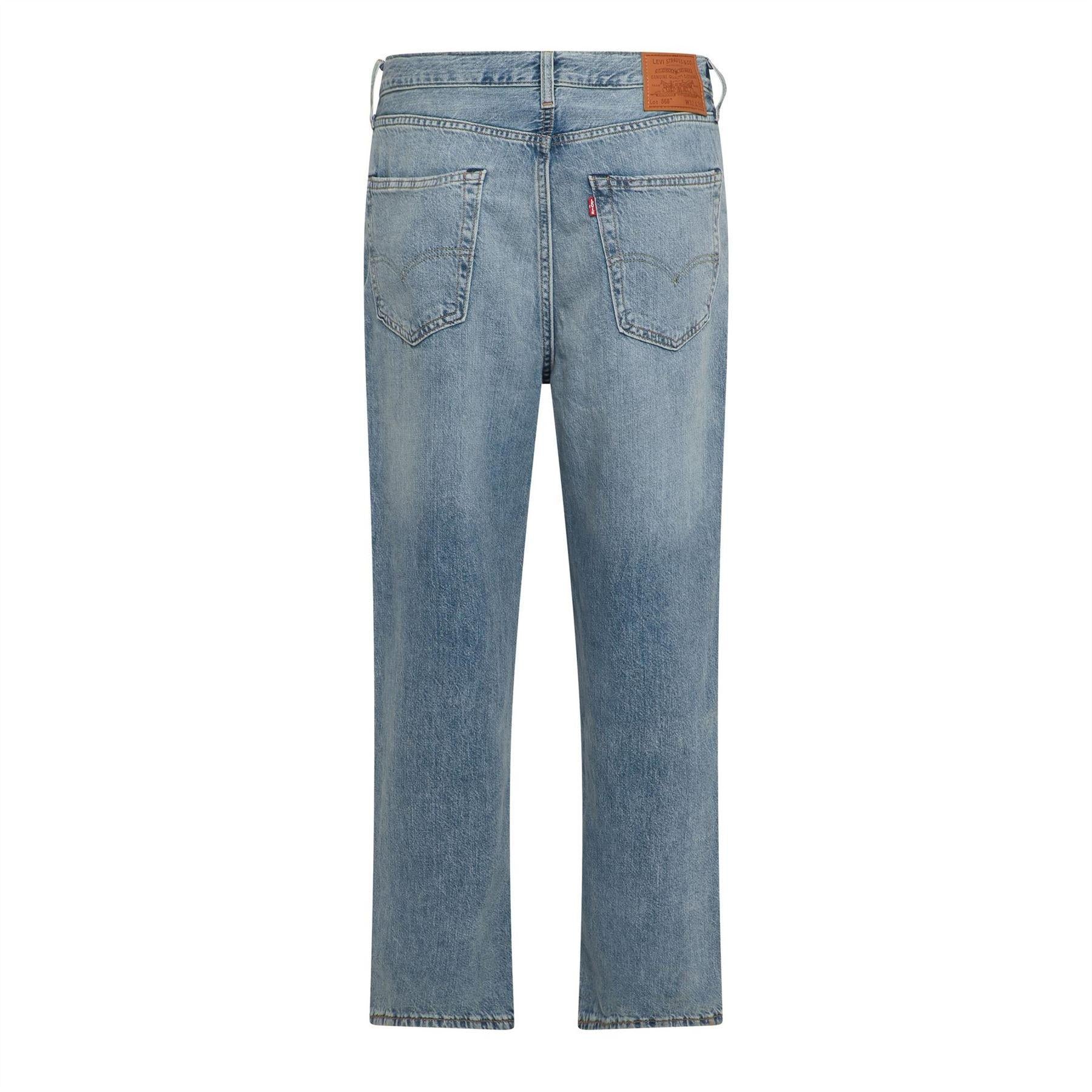 At The Laundromat - Back - Levis Mens 568 Straight Leg Loose Jeans