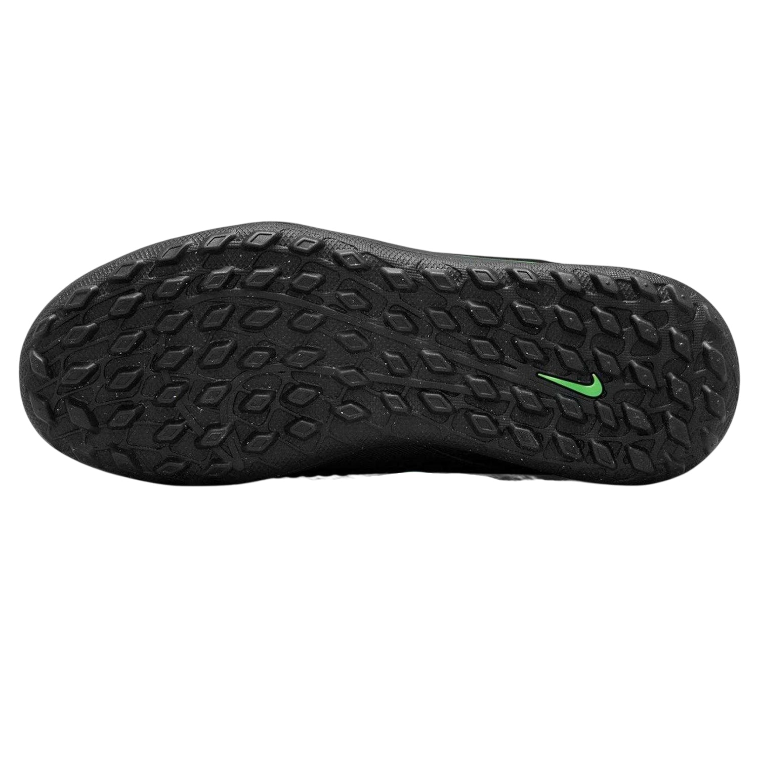Black-Green - Side - Nike Childrens-Kids Club Astro Turf Trainers