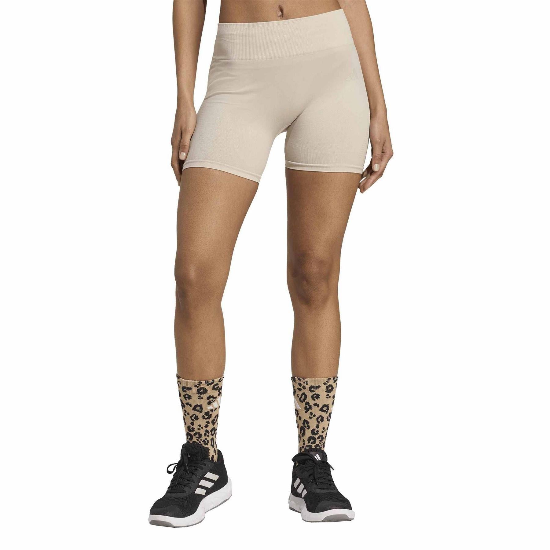 Wonder Alumina - Pack Shot - Adidas Womens-Ladies Knitted Training Shorts