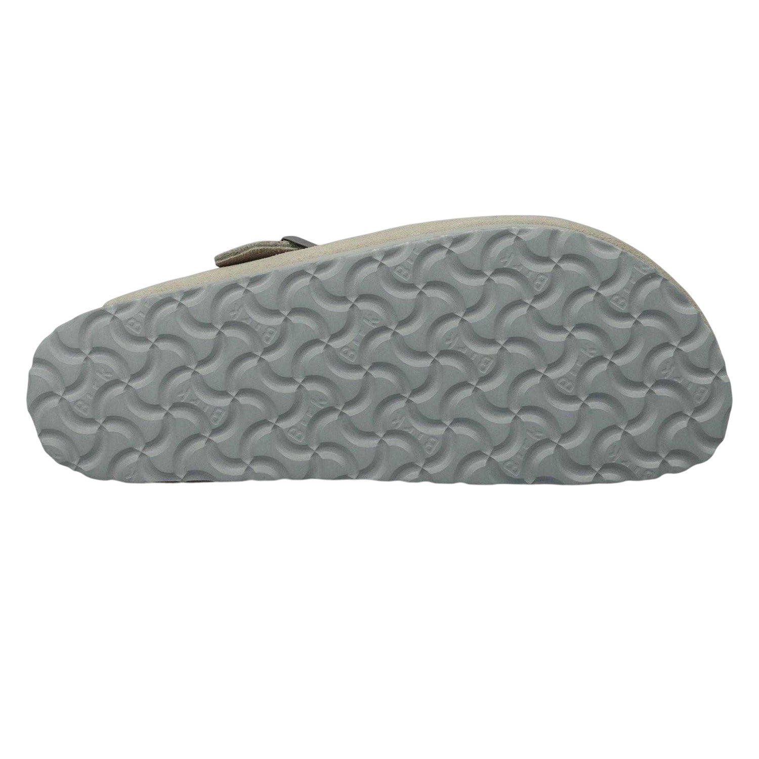 Stone - Back - Birkenstock Womens-Ladies Boston Suede Clogs