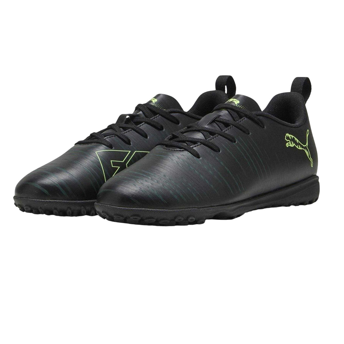 Black - Pack Shot - Puma Childrens-Kids Future 8 Play Turf Training Astro Turf Trainers