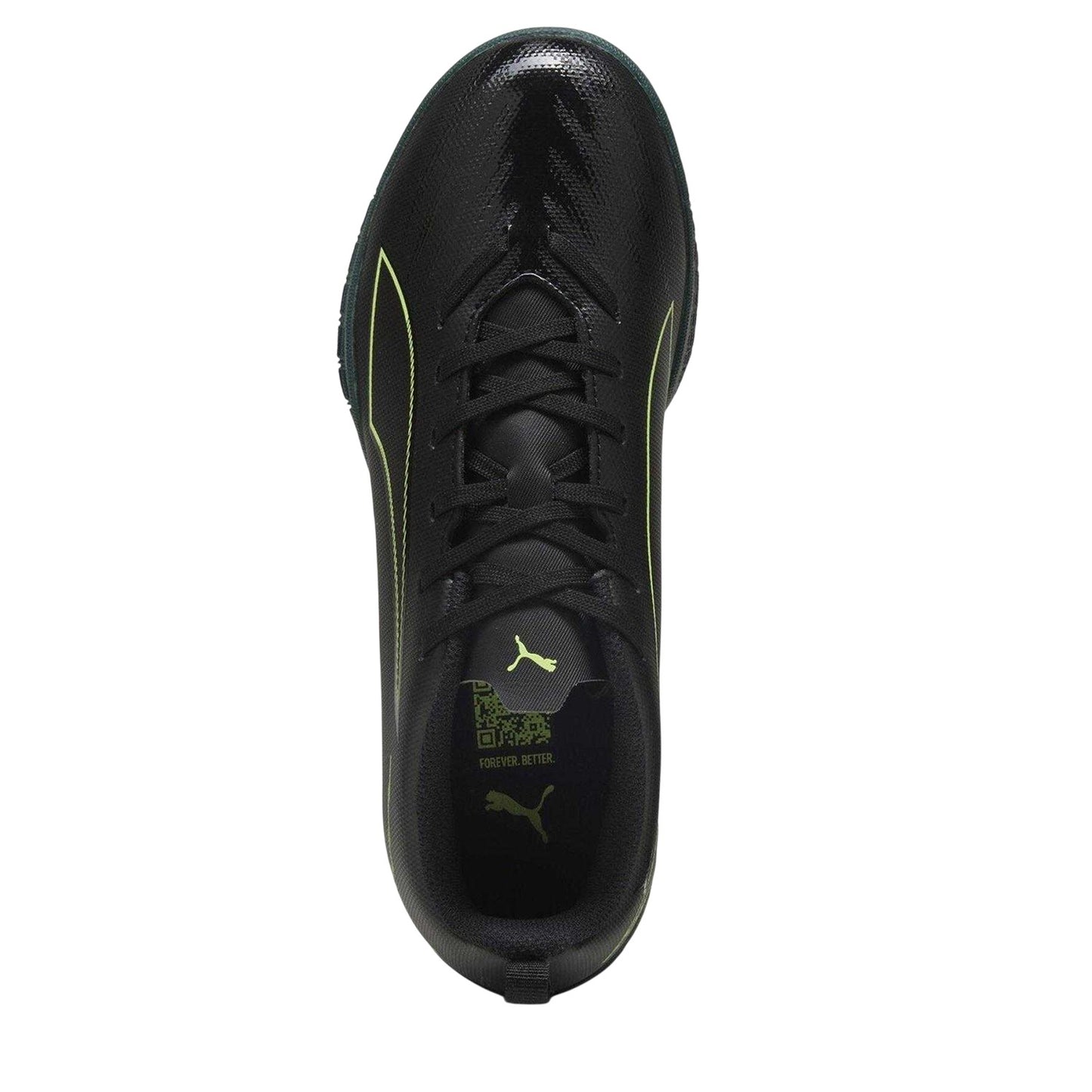 Black-Green - Lifestyle - Puma Childrens-Kids Ultra 6 Play Indoor Football Shoes