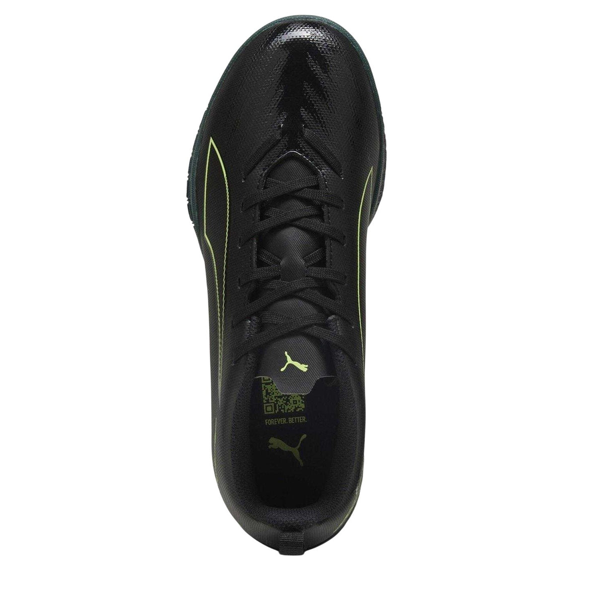 Black-Green - Lifestyle - Puma Childrens-Kids Ultra 6 Play Indoor Football Shoes