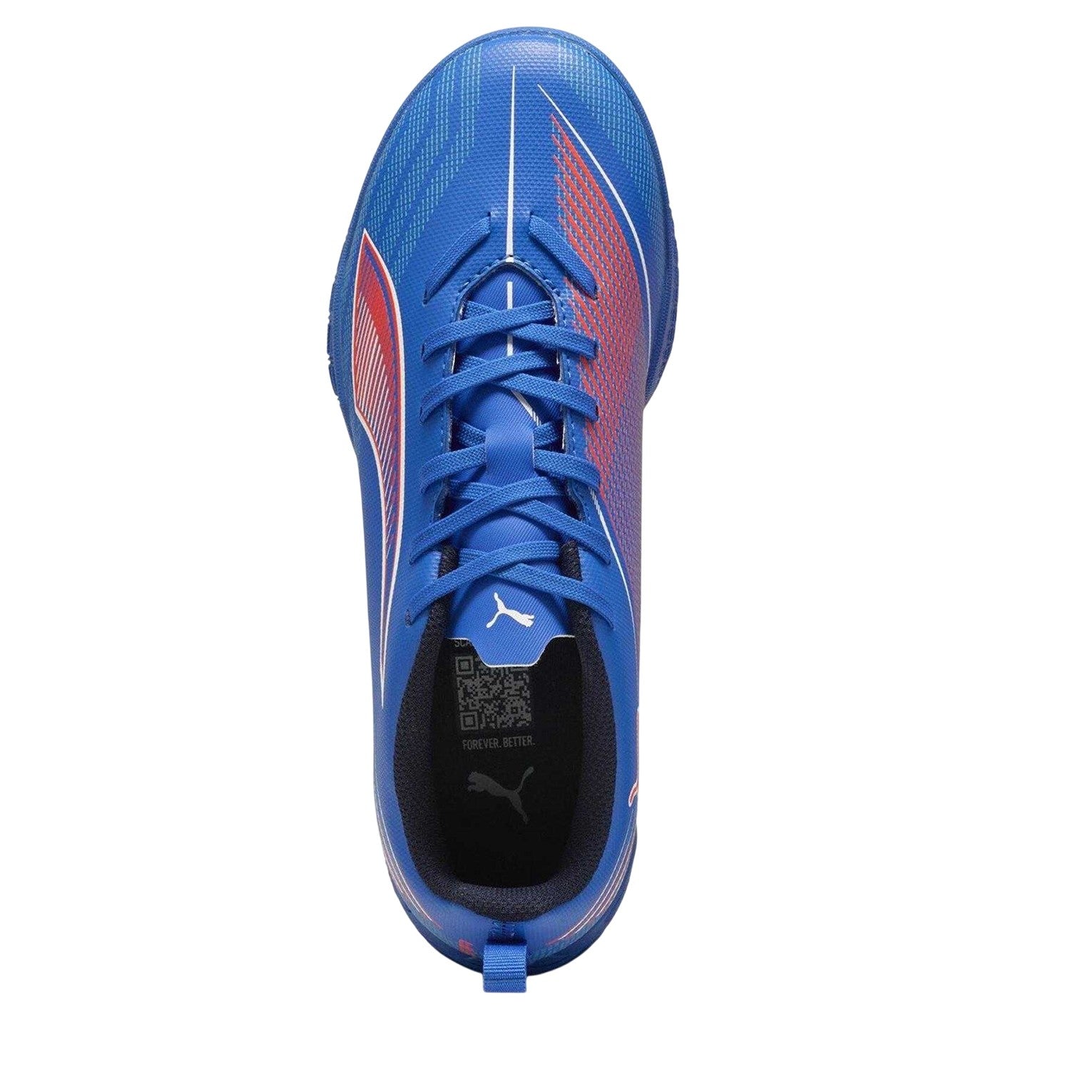 Blue-White - Lifestyle - Puma Childrens-Kids Ultra 6 Play Indoor Football Shoes