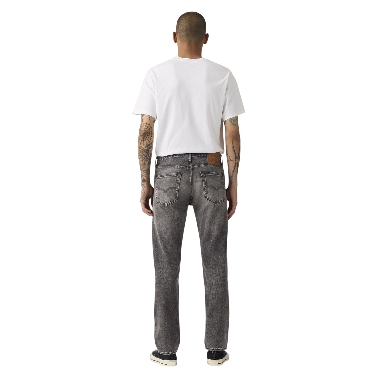 Madison Zone - Back - Levis Womens-Ladies 501 Original Denim Straight Jeans