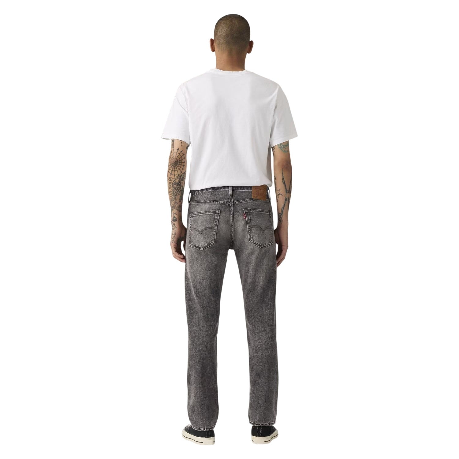 Madison Zone - Back - Levis Womens-Ladies 501 Original Denim Straight Jeans