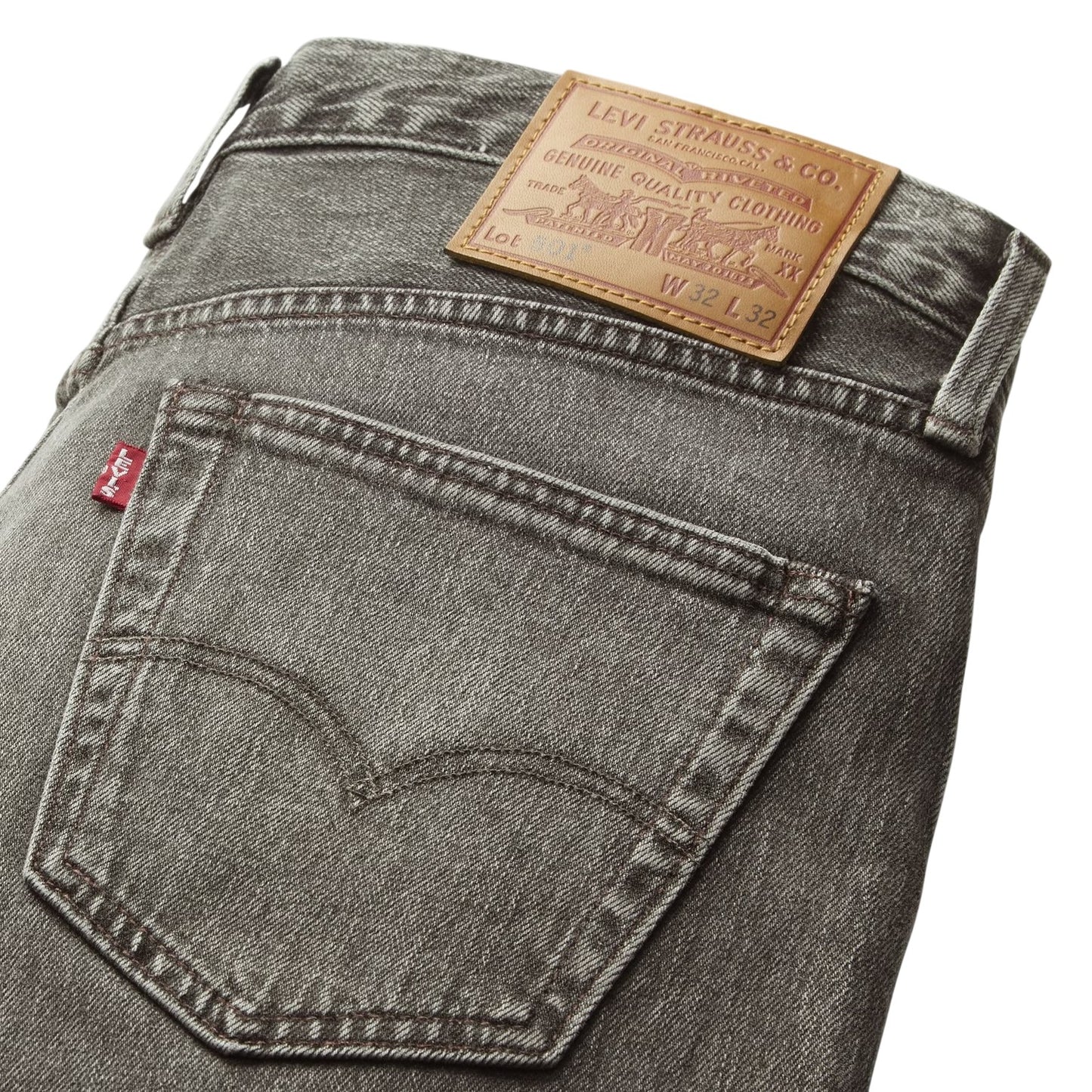 Madison Zone - Side - Levis Womens-Ladies 501 Original Denim Straight Jeans