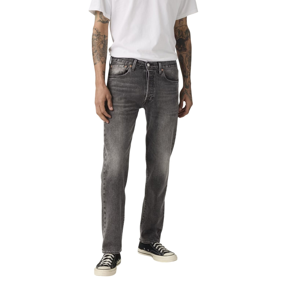 Madison Zone - Lifestyle - Levis Womens-Ladies 501 Original Denim Straight Jeans