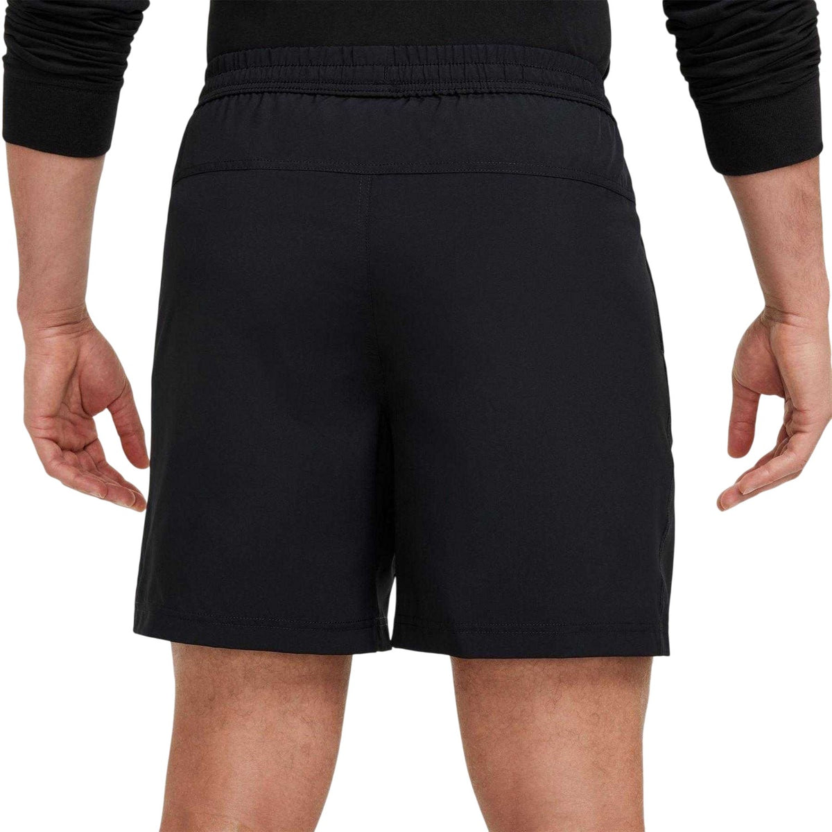 Black-White - Back - Nike Mens DF Form Swoosh Running Shorts