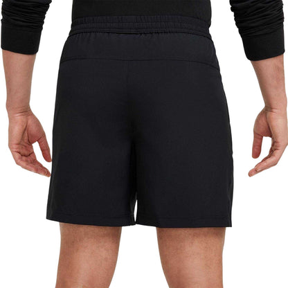 Black-White - Back - Nike Mens DF Form Swoosh Running Shorts