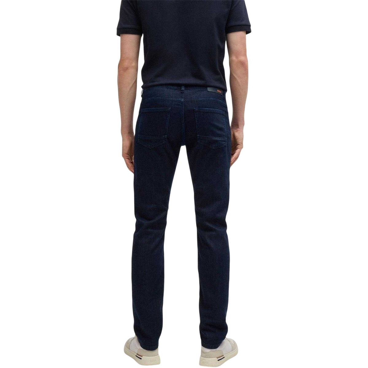 Navy - Back - Hugo Boss Mens Delaware BC Slim Jeans