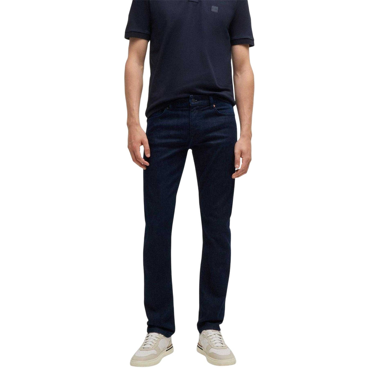 Navy - Lifestyle - Hugo Boss Mens Delaware BC Slim Jeans