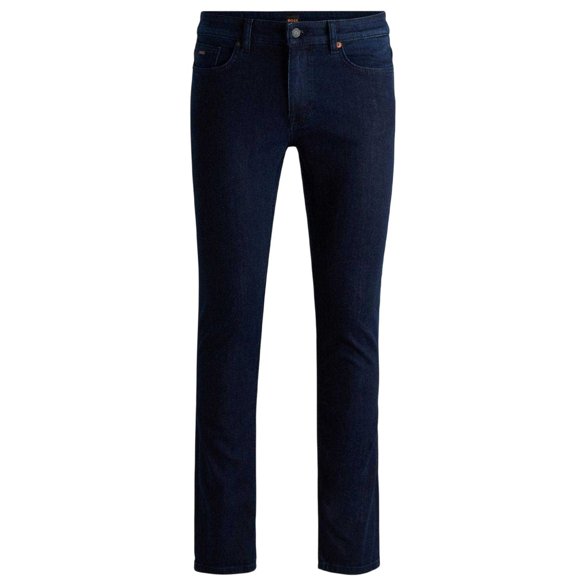 Navy - Front - Hugo Boss Mens Delaware BC Slim Jeans