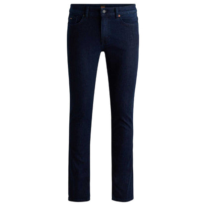 Navy - Front - Hugo Boss Mens Delaware BC Slim Jeans
