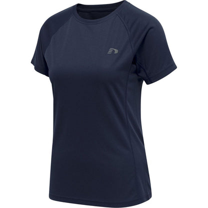 Black Iris - Side - Newline Womens-Ladies Core Raglan Running T-Shirt