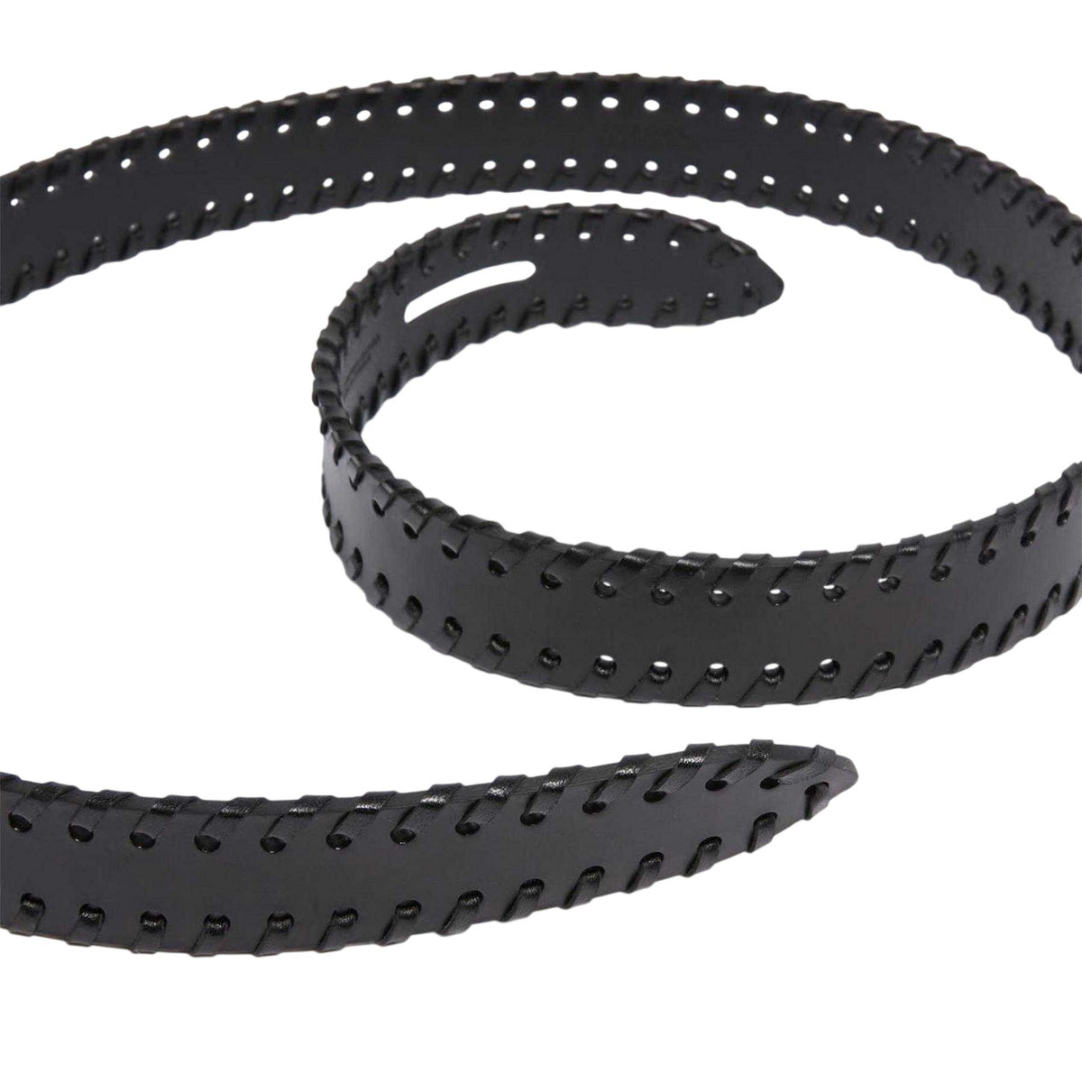 Black - Back - Isabel Marant Womens-Ladies Lecce Leather Belt