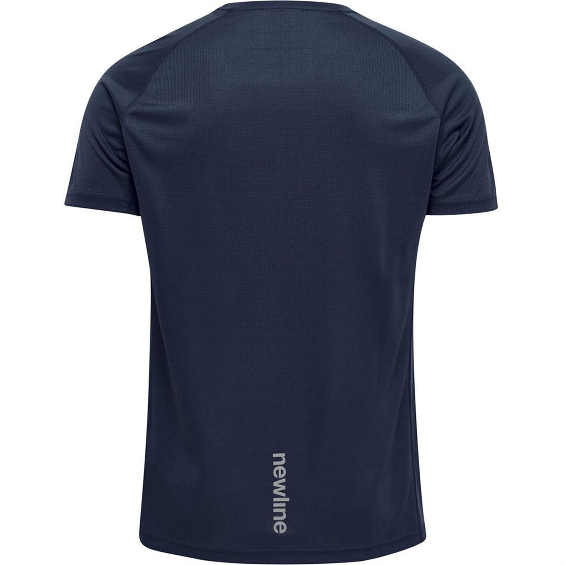 Black Iris - Back - Newline Mens Core Running T-Shirt