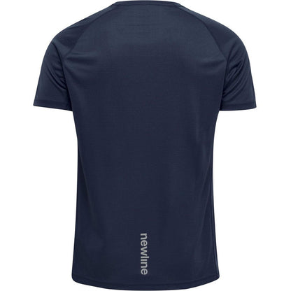 Black Iris - Back - Newline Mens Core Running T-Shirt