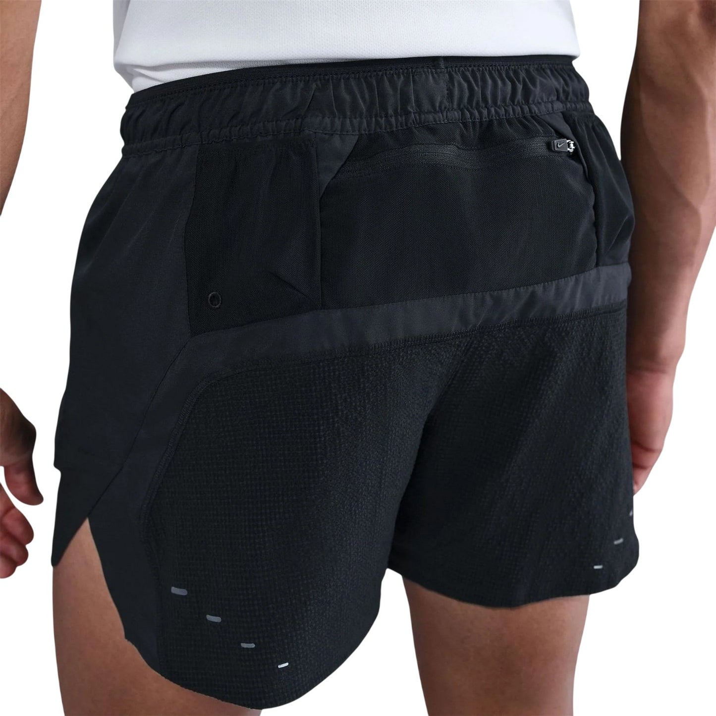 Black - Back - Nike Mens Running Shorts