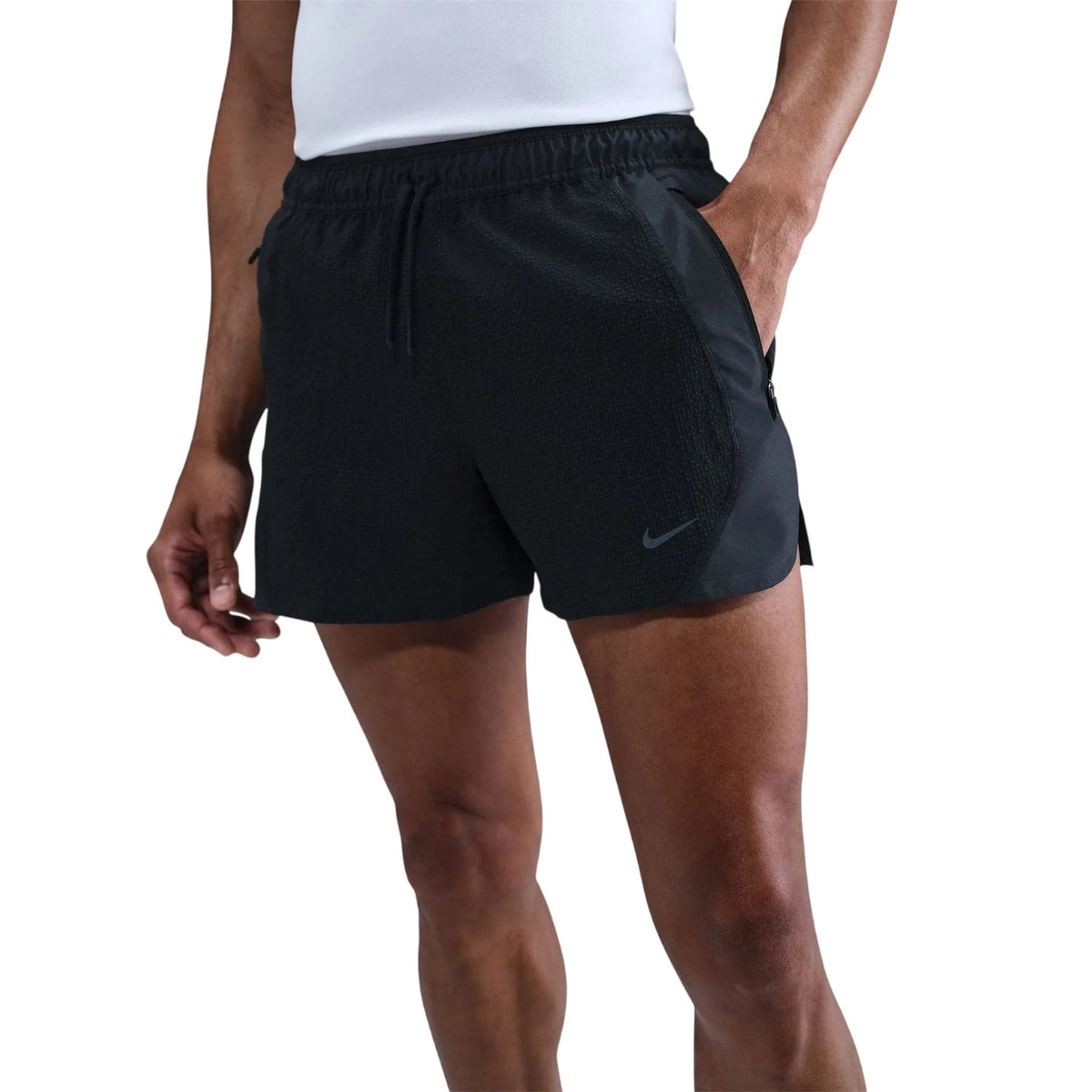 Black - Side - Nike Mens Running Shorts