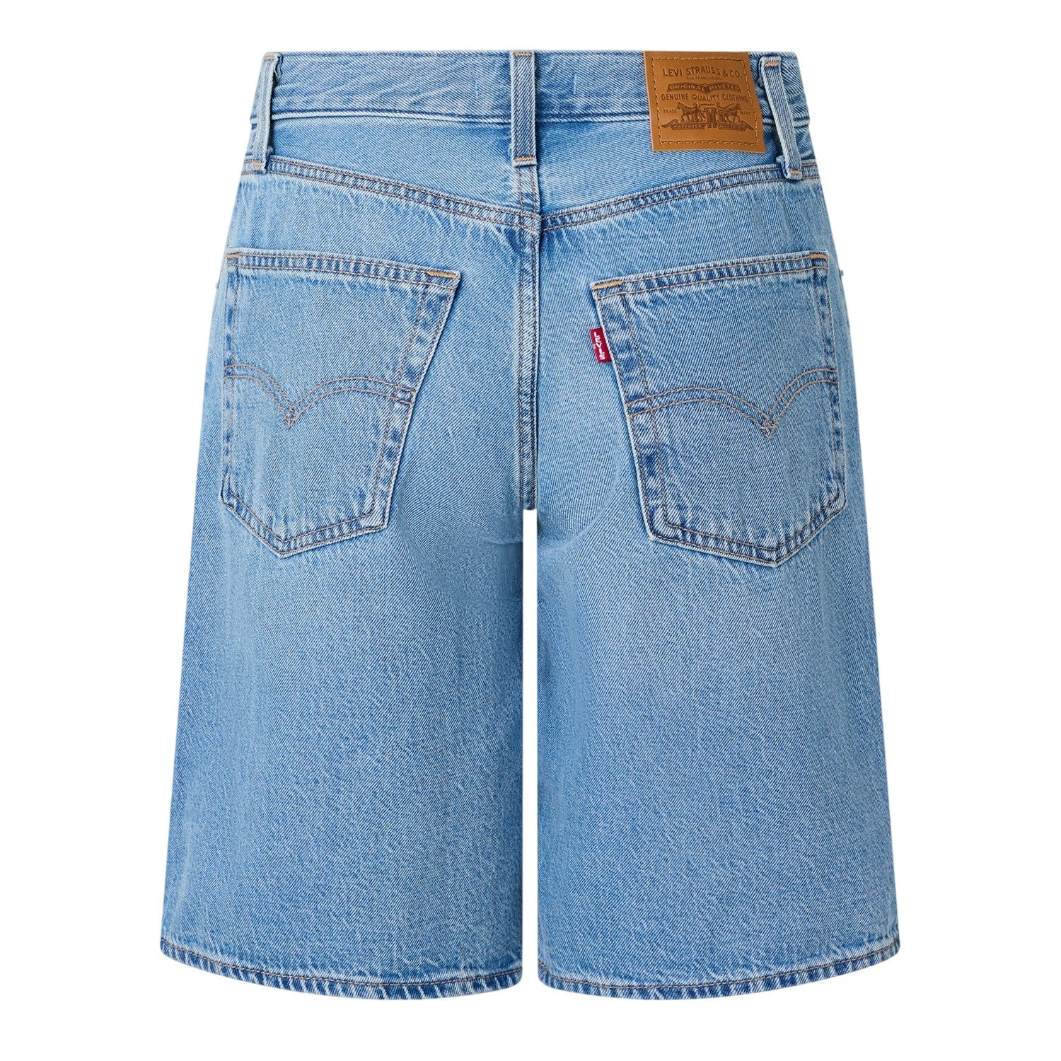 We Did It - Back - Levis Womens-Ladies Dad Denim Baggy Shorts