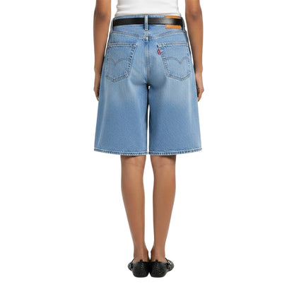 We Did It - Pack Shot - Levis Womens-Ladies Dad Denim Baggy Shorts