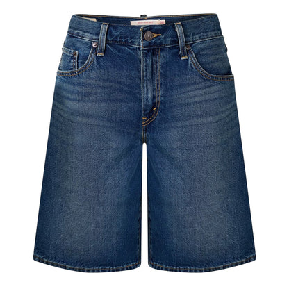Hinged Heart - Front - Levis Womens-Ladies Dad Denim Baggy Shorts