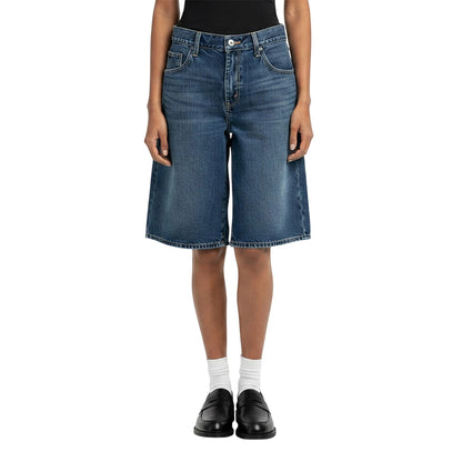 Hinged Heart - Lifestyle - Levis Womens-Ladies Dad Denim Baggy Shorts