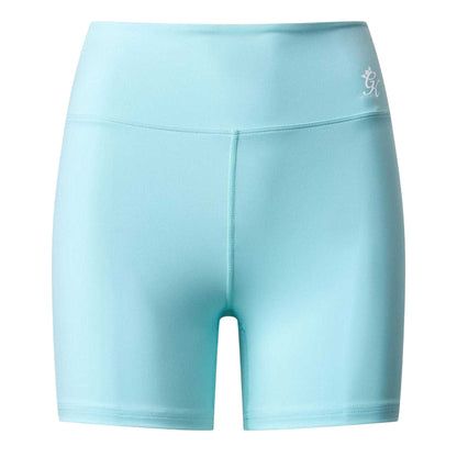 Pale Turquoise - Front - Gym King Womens-Ladies 365 Regular Cycling Shorts