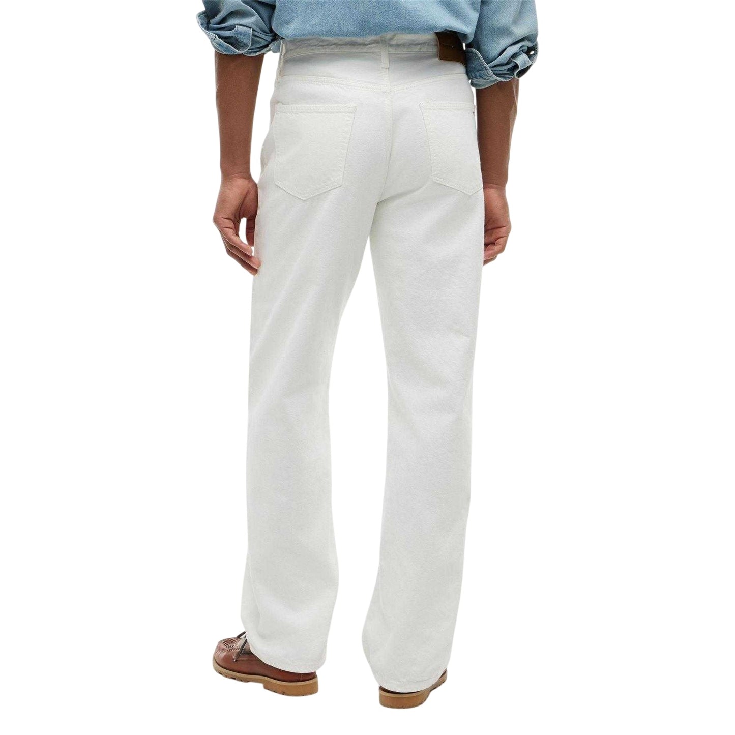 White - Back - Tommy Hilfiger Mens Denim Straight Leg Jeans