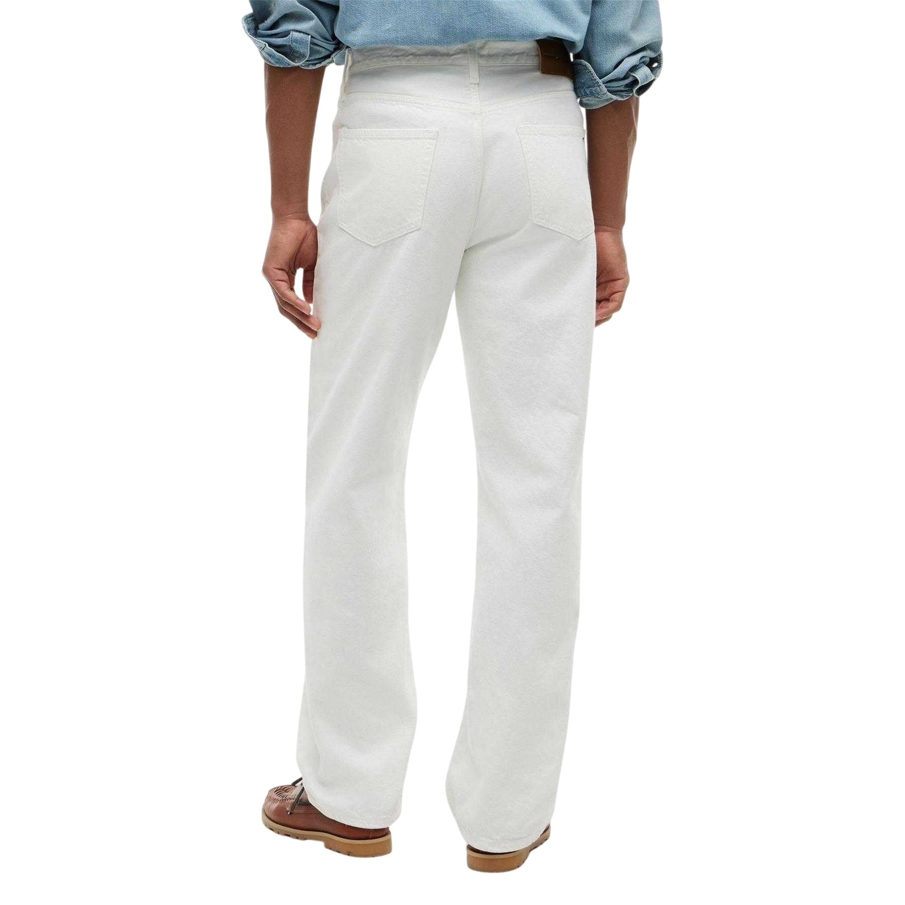 White - Back - Tommy Hilfiger Mens Denim Straight Leg Jeans