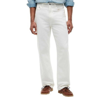 White - Lifestyle - Tommy Hilfiger Mens Denim Straight Leg Jeans