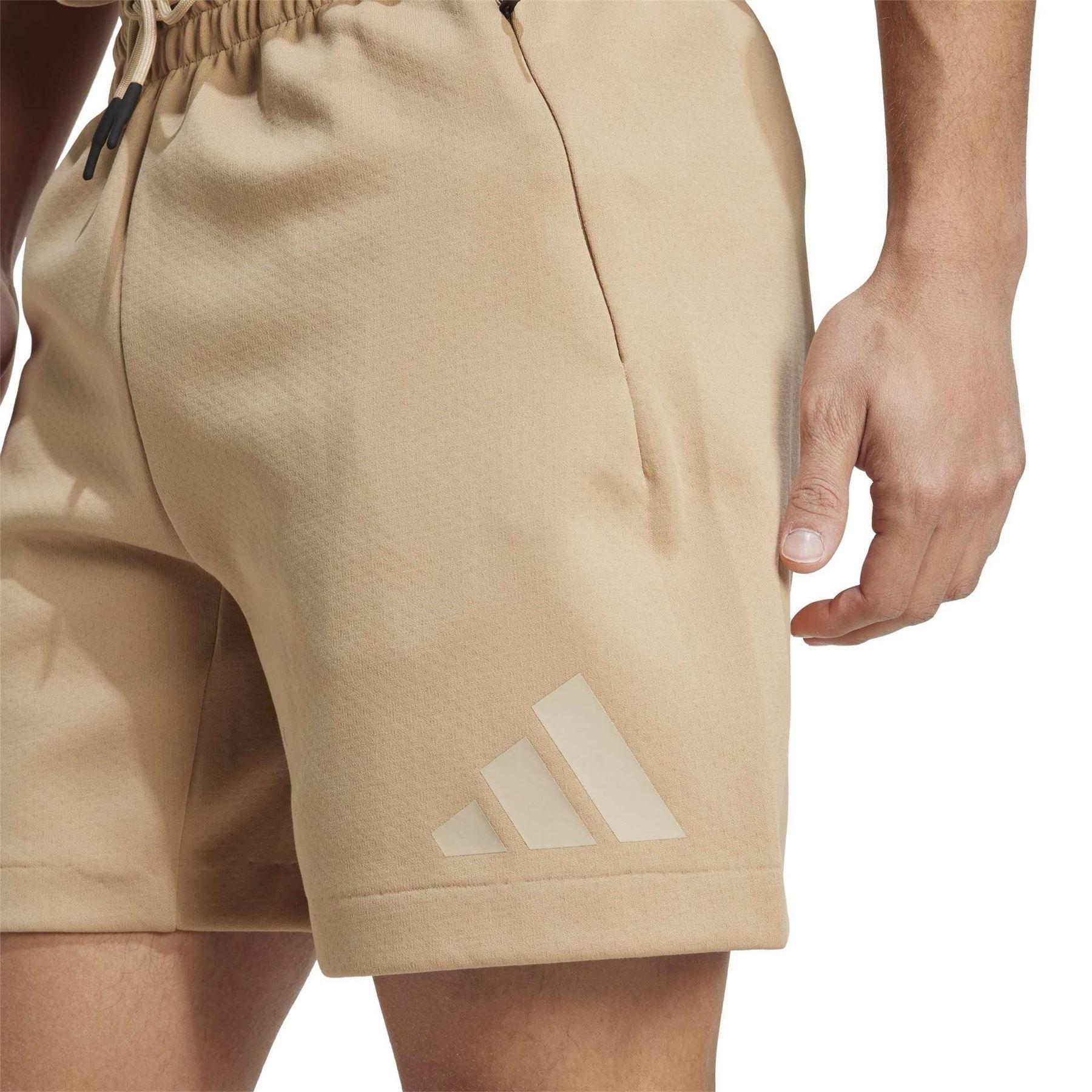 Sandstone - Side - Adidas Mens Z.N.E. Shorts